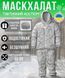 Камуфляжний костюм військовий маскхалат Multicam Alpine зима мультикам (кавер на шолом в подарунок) AT-MLTALP-3181 фото 1