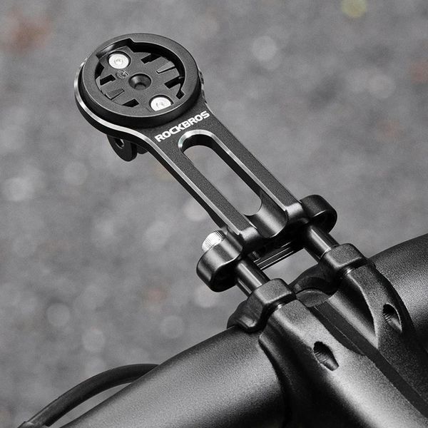 Крепление для велосипеда под Garmin Bryton Wahoo GoPro велокомпьютеров и фонариков ROCKBROS 2900010 Черное M RB-2900010-5205 фото