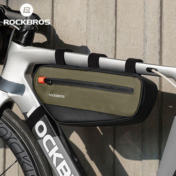 Вело сумка під раму велосипеда ROCKBROS CB916 Зелена RB-CB916-6528 фото