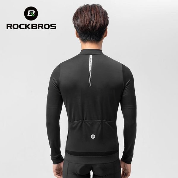 Велосипедна спортивна бігова куртка для 5-20&deg;C ROCKBROS YDWT006 Розмір 3XL Чорна RB-YDWT006-5339 фото