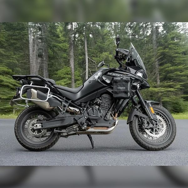 Мото сумка на бок сиденья мотоцикла расширяемая универсальная ROCKBROS SL4010 Черная RB-SL4010-7094 фото