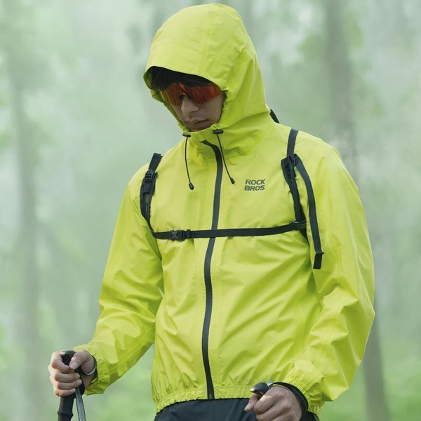 Велосипедна спортивна водостійка куртка дощовик ROCKBROS YPW1530 Розмір 2XL RB-YPW1530-7088 фото