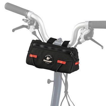 Сумка велосипедная на руль Rhinowalk BCT0202 нейлон универсальная с сетчатым отделением Черная RWK-BCT0202-7312 фото