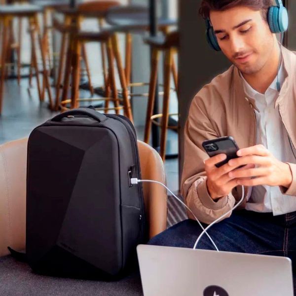 Рюкзак міський розширюваний Mark Ryden Rock MR9405SJ 26 л 15,6" Чорний MR9405SJ-4300UA фото