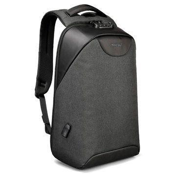 Рюкзак міський антизлодій Tigernu T-B3611 для ноутбука 15.6" з USB об'єм 18л. Чорний (з вбудованим замком) TGN-T-B3611-1852 фото