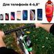 Велосипедная сумка с каркасом на раму велкро с креплением для телефона до 6,8" ROCKBROS H117 Черный с зеленым RB-H117-4642 фото 4