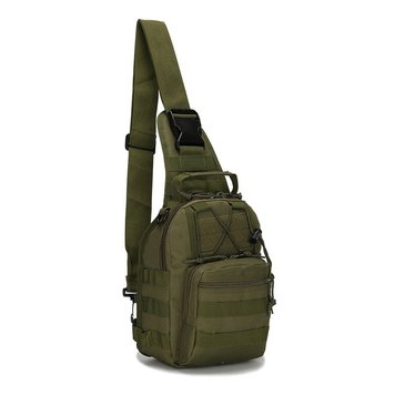 Тактична сумка Armour Tactical M3BG Oxford 600D (з системою MOLLE) 5 літрів Олива AT-M3BG-1703 фото