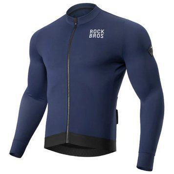 Велосипедна спортивна бігова куртка для 5-20&deg;C ROCKBROS YDWT006 Розмір 2XL Синя RB-YDWT006-5345 фото