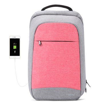 Рюкзак міський Tigernu T-B3335B для ноутбука 15.6" з USB об'єм 20л. Рожевий TGN-T-B3335B-2175 фото