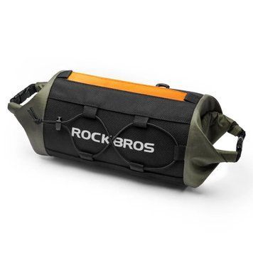 Вело сумка на кермо велосипеда світловідблискувальна ROCKBROS W229G Чорна RB-W229G-6560 фото