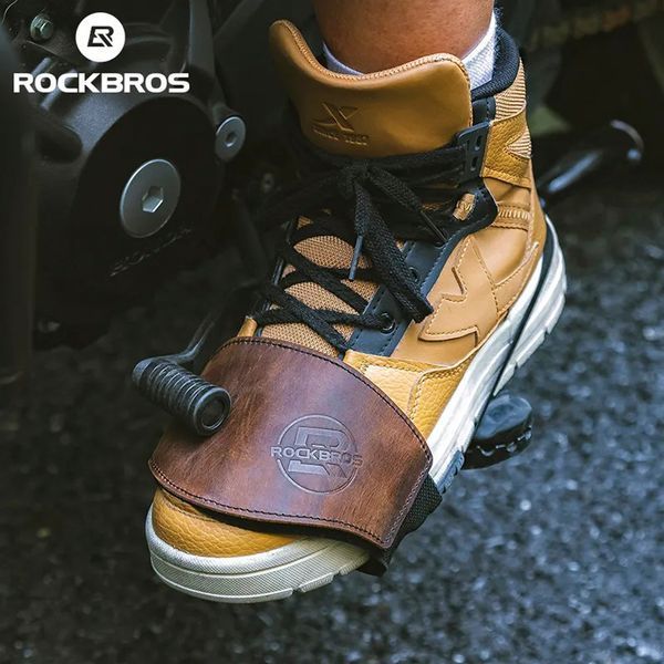 Защитная накладка для обуви под переключение передач на мотоцикле ROCKBROS MTB002 Коричневая RB-MTB002-4858 фото