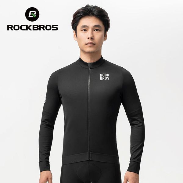 Велосипедная спортивная беговая куртка для 5-20&deg;C ROCKBROS YDWT006 Размер 4XL Черная RB-YDWT006-5347 фото