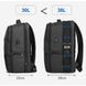 Рюкзак міський Tigernu T-B3905 для ноутбука 19&raquo; з USB об'єм 38л. Чорний TGN-T-B3905-1807 фото 3
