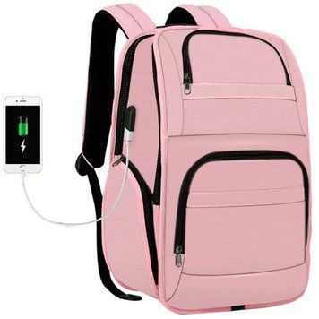 Рюкзак міський Tigernu T-B3852 для ноутбука 17" з USB об'єм 25л. Рожевий TGN-T-B3852-2321 фото