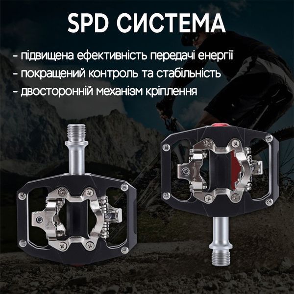Контактные педали Exi ST01 SPD на промышленных подшипниках EXI-ST01-4280 фото