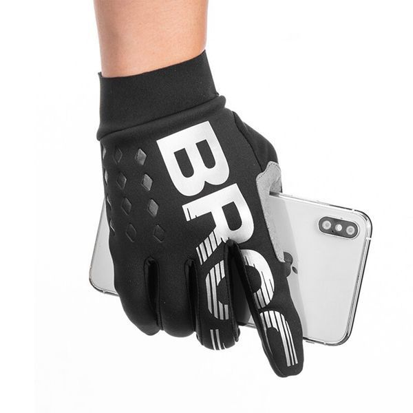 Перчатки полнопалые ветрозащитные ROCKBROS S209 Черный серым Размер: XL RB-S209-4113 фото