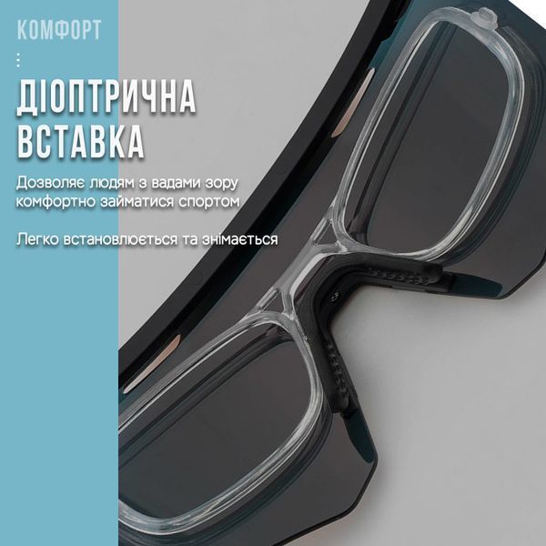 Спортивні фотохромні вело окуляри ROCKBROS SP316 Білий з чорним RB-SP316-6513 фото
