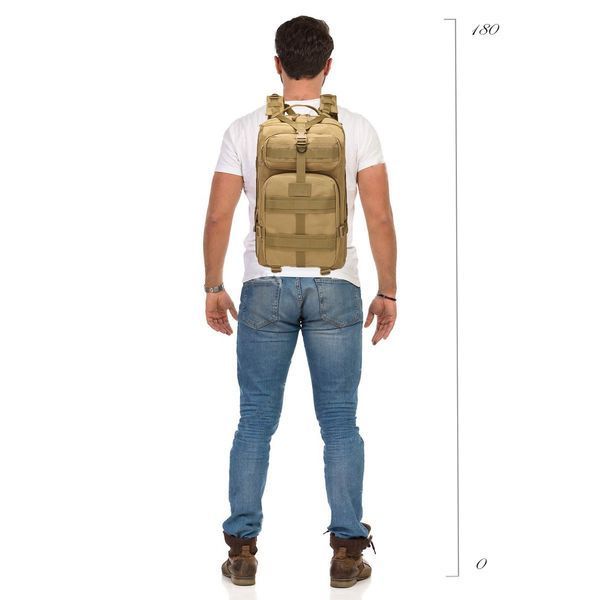 Тактический рюкзак Armour Tactical B45 Oxford 600D (с системой MOLLE) 45 литров Койот AT-B45-1653 фото