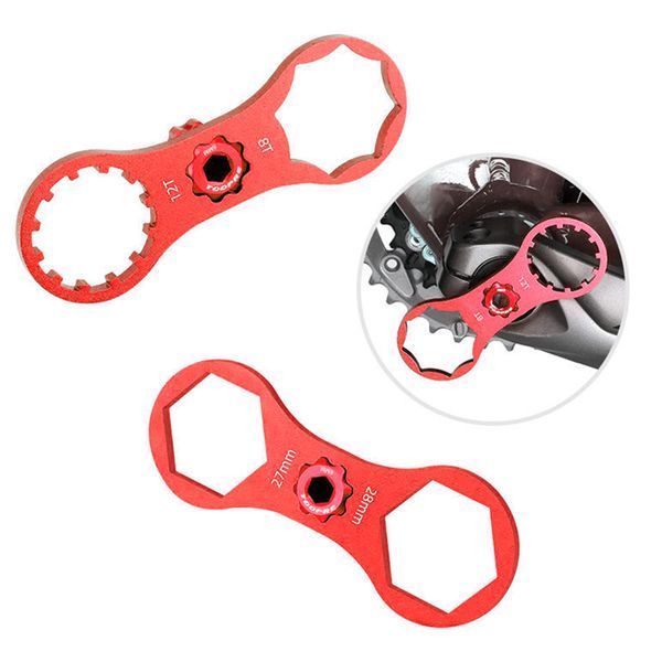 Знімач кришки вилки (топкепу) ENLEE Fork Wrench TP-84 A 27/28 мм стиль A Червоний EN-TP84A-3712 фото