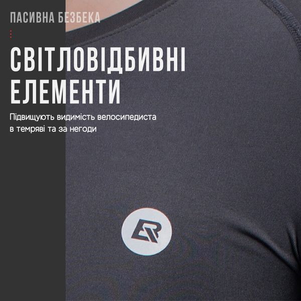 Спортивна футболка з довгим рукавом ROCKBROS LKW006 Розмір 3XL Чорний  RB-LKW006-5715 фото