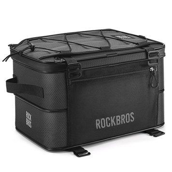 Велосипедная сумка на багажник расширяемая складка ROCKBROS H9303 Черный RB-H9303-6070 фото