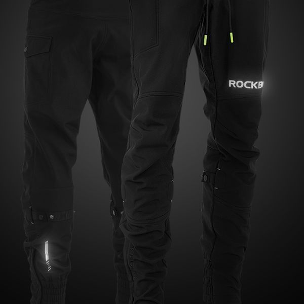 Мотоштаны утепленные с защитой ROCKBROS MCT01 размер 2XL Черный  RB-MCT01-5190 фото