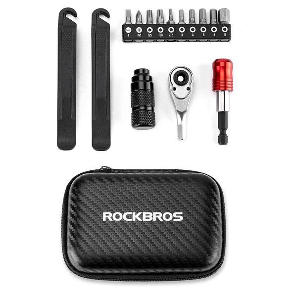 Набор инструментов с трещоткой ROCKBROS BLCRB Черный с красной RB-BLCRB-5126 фото