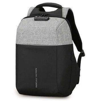 Рюкзак городской Антивор Mark Ryden Panzer MR6768 G для ноутбука 15,6" с USB объем 20 л. Черный с серым MR6788-11-2231UA фото