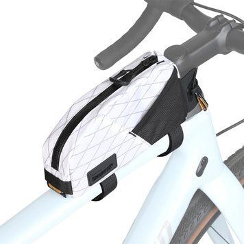 Сумка на раму за вынос велосипеда Rhinowalk BHD0014 1.2 л нейлон Черно-белая RWK-BHD0014-7330 фото
