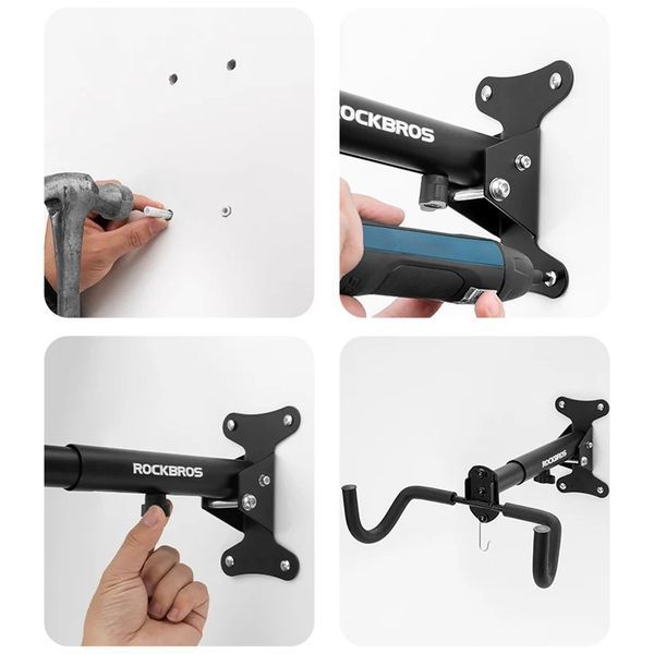 Настенное крепление для велосипеда ROCKBROS BN-W045 Черный RB-BN-W045-5540 фото